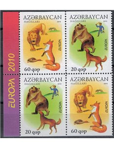AZERBAIJAN 2010 Europa (da LB) 4v MNH**