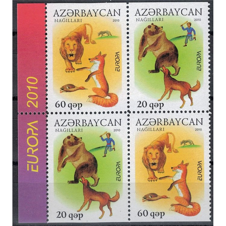AZERBAIJAN 2010 Europa (da LB) 4v MNH**