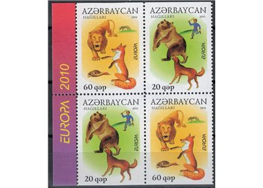 AZERBAIJAN 2010 Europe (from booklet) 4v MNH**