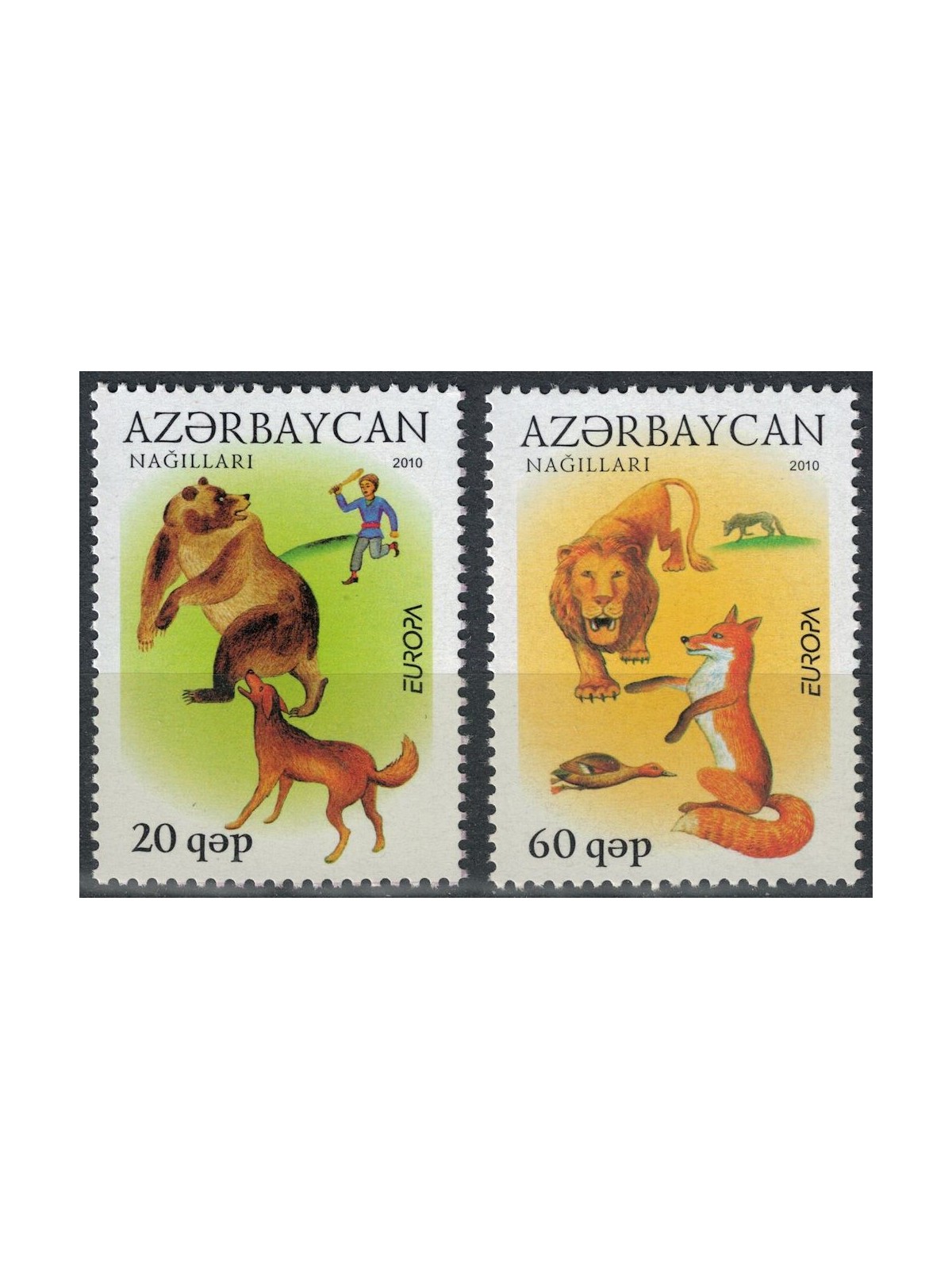 AZERBAIJAN 2010 Europe 2v MNH**