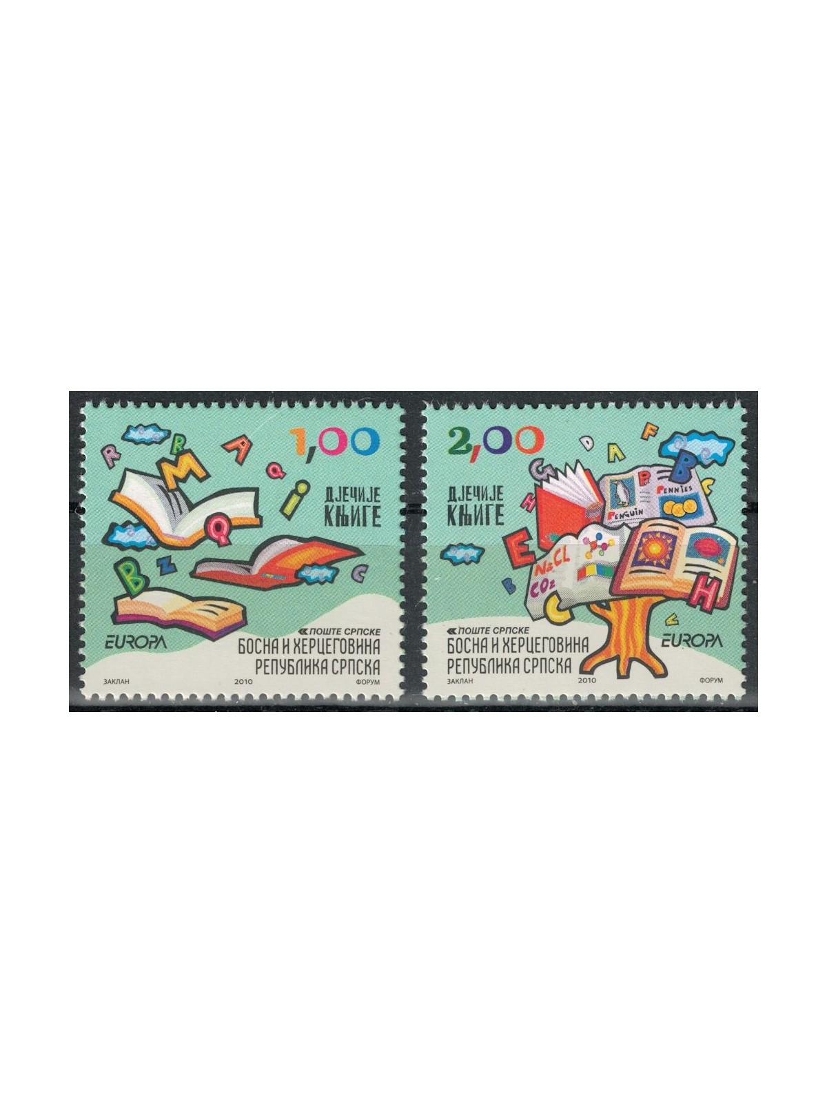BOSNIA SERBA 2010 Europe 2v MNH**