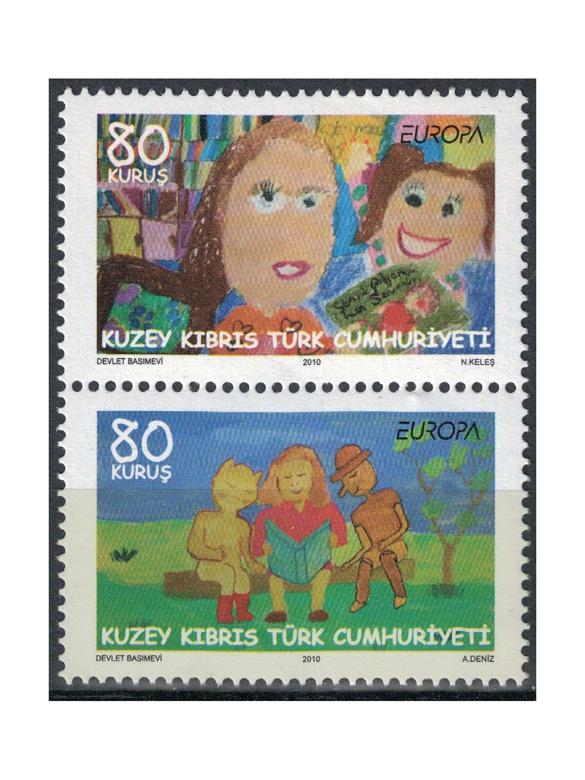 CIPRO DEL NORD 2010 Europa 2v MNH**