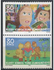 NORTHERN CYPRUS 2010 Europe (from booklet) 2v MNH**