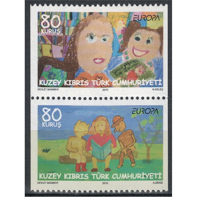 CIPRO DEL NORD 2010 Europa (da LB) 2v MNH**