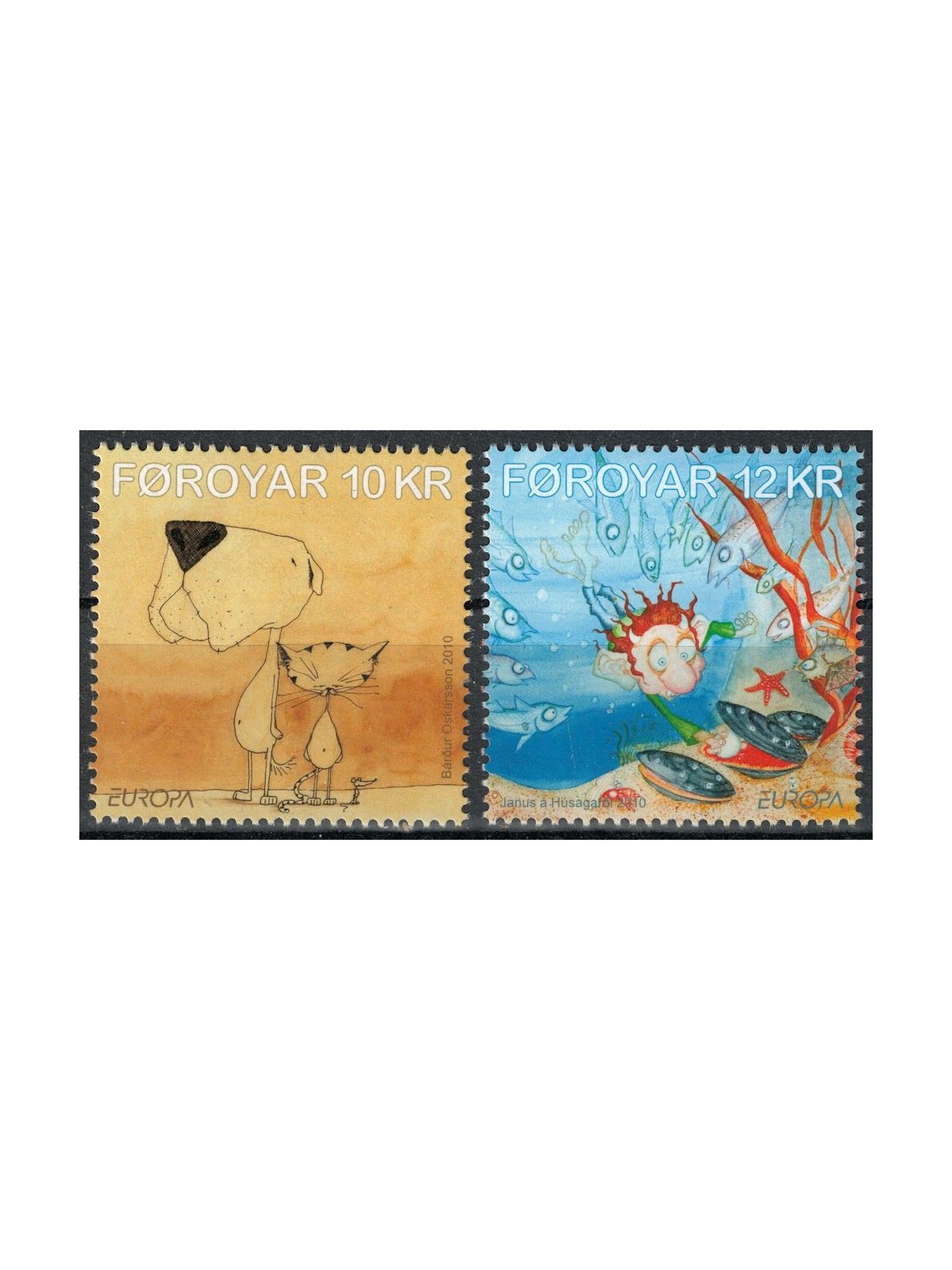 FAROE 2010 Europe 2v MNH**