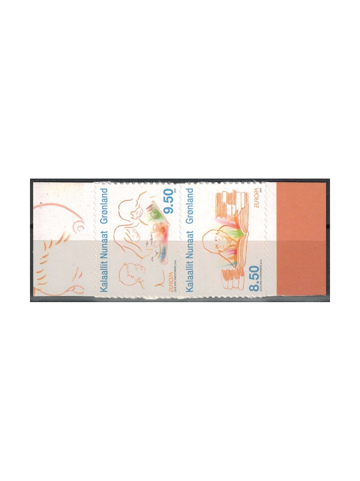 GREENLAND 2010 Europe (from booklet) 2v MNH**