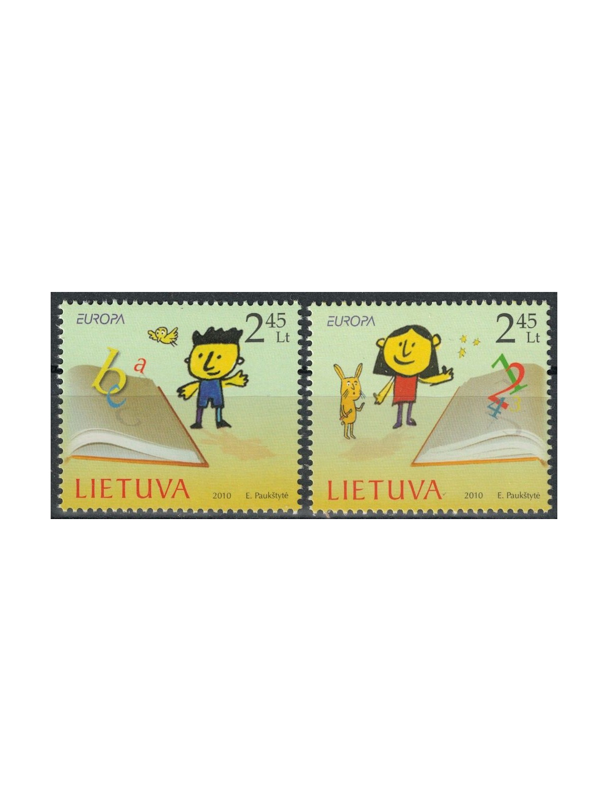 LITUANIA 2010 Europa 2v MNH**