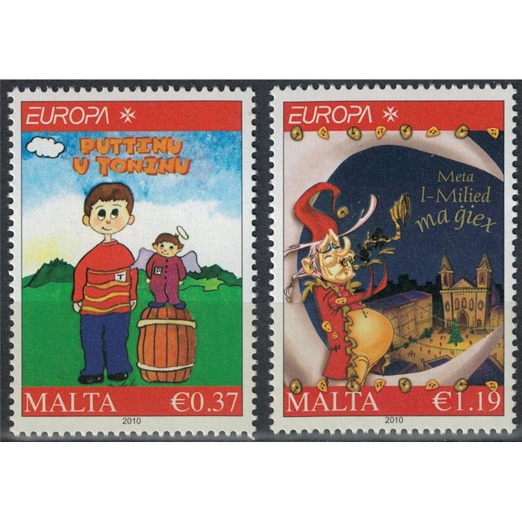 MALTA 2010 Europa 2v MNH**