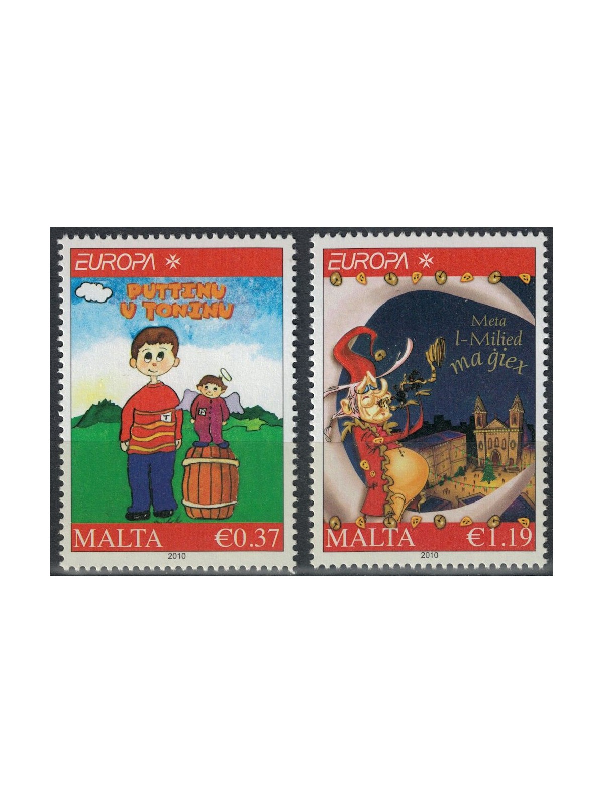 MALTA 2010 Europe 2v MNH**