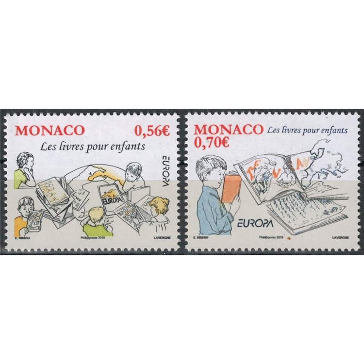MONACO 2010 Europe 2v MNH**