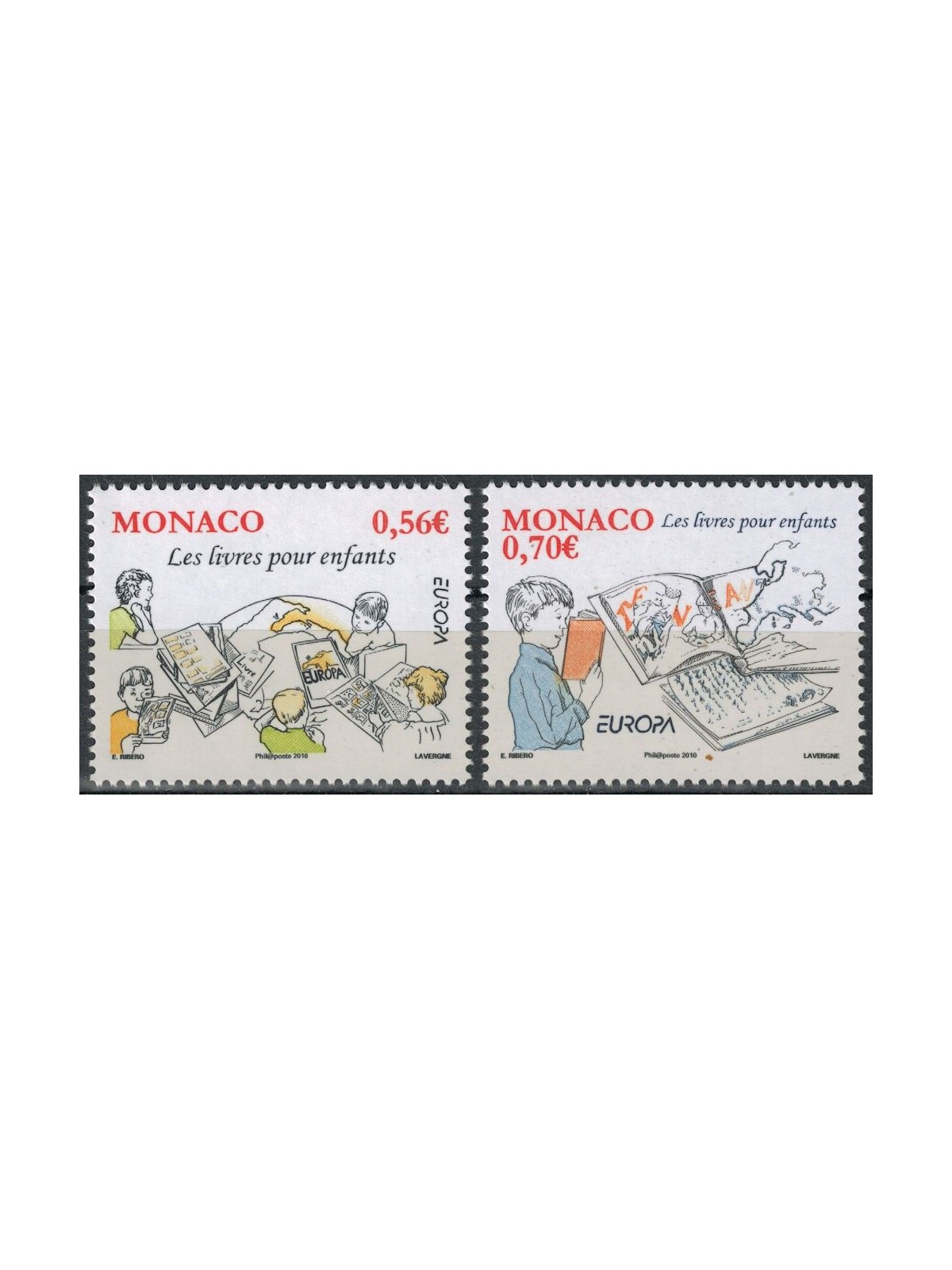 MONACO 2010 Europa 2v MNH**