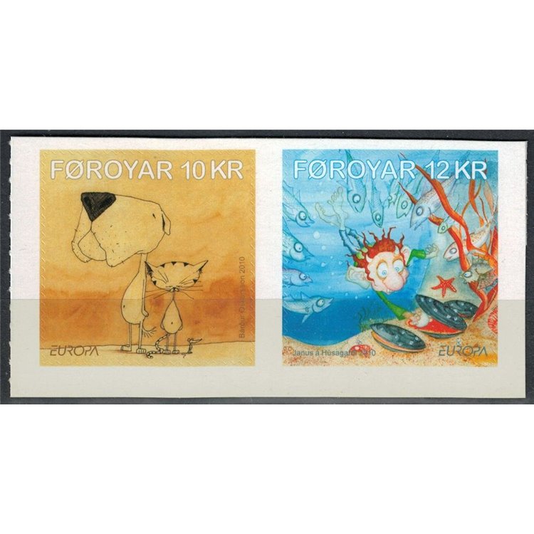 FAROERS 2010 Europe (from booklet) 2v MNH**