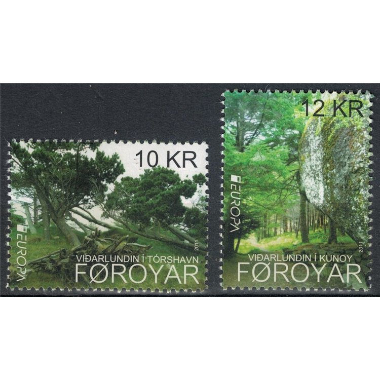 FAEROER 2011 Europa 2v MNH**