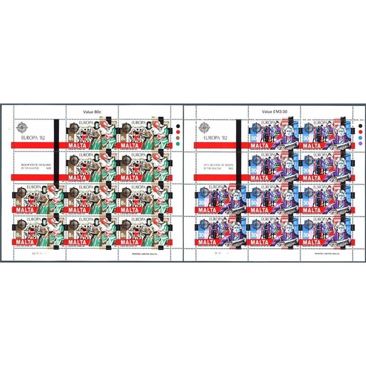 MALTA 1982 Europe 2 m/s MNH**