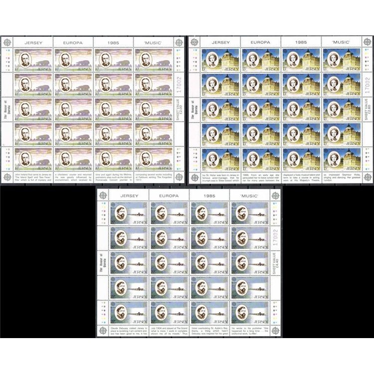 JERSEY 1985 Europa 3 MF MNH**