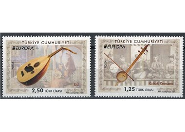 Türkiye 2014 Europe 2v MNH**