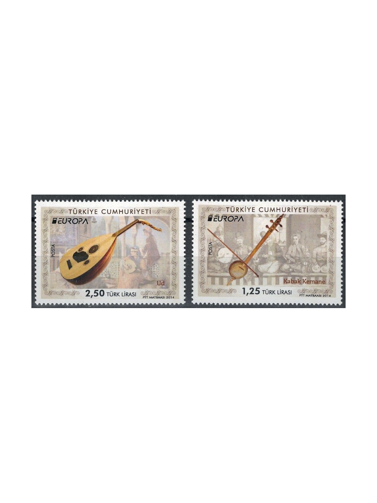 TURCHIA 2014 Europa 2v MNH**