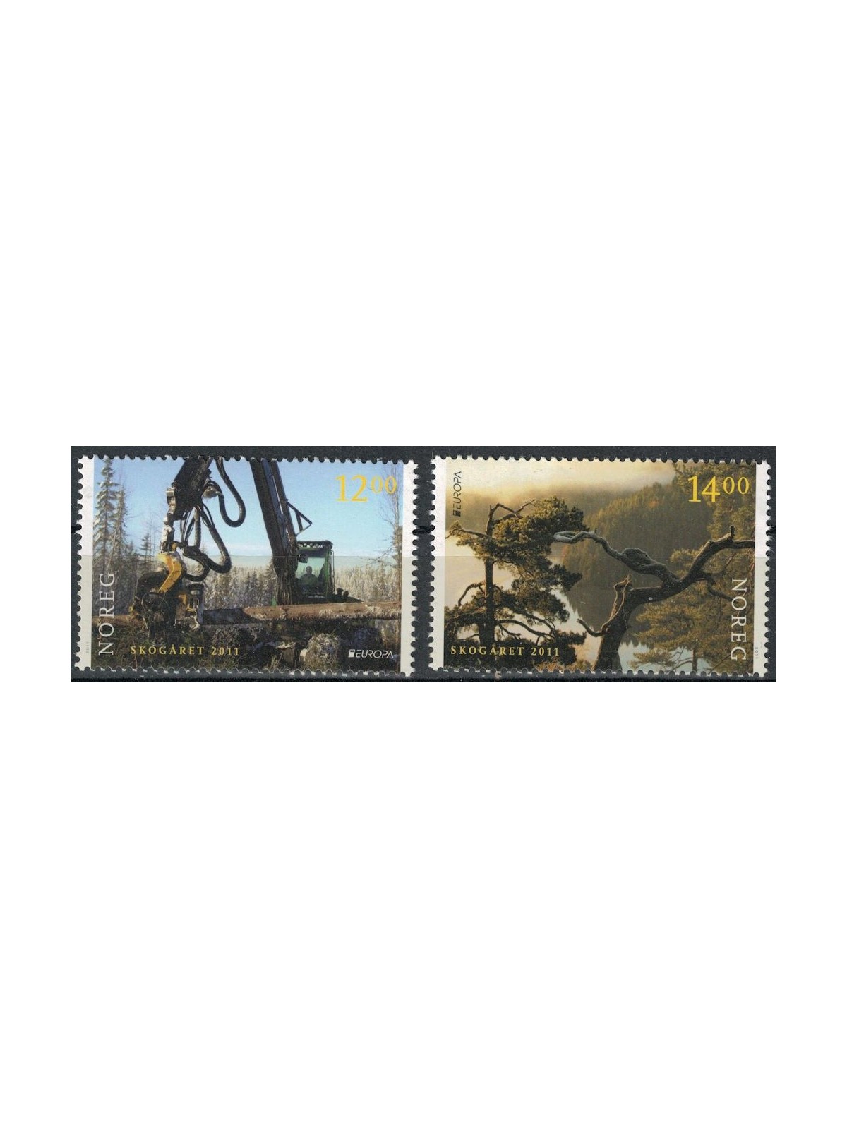 NORWAY 2011 Europe 2v MNH**