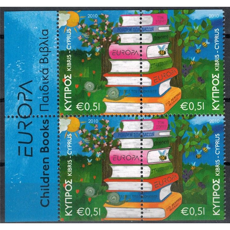 CYPRUS 2010 Europe (from booklet) 4v MNH**