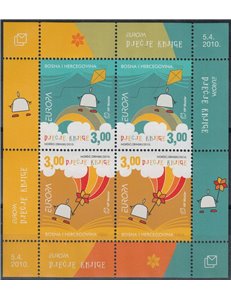 CROATIAN BOSNIA 2010 Europe s/s MNH**