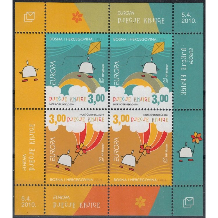 CROATIAN BOSNIA 2010 Europe s/s MNH**
