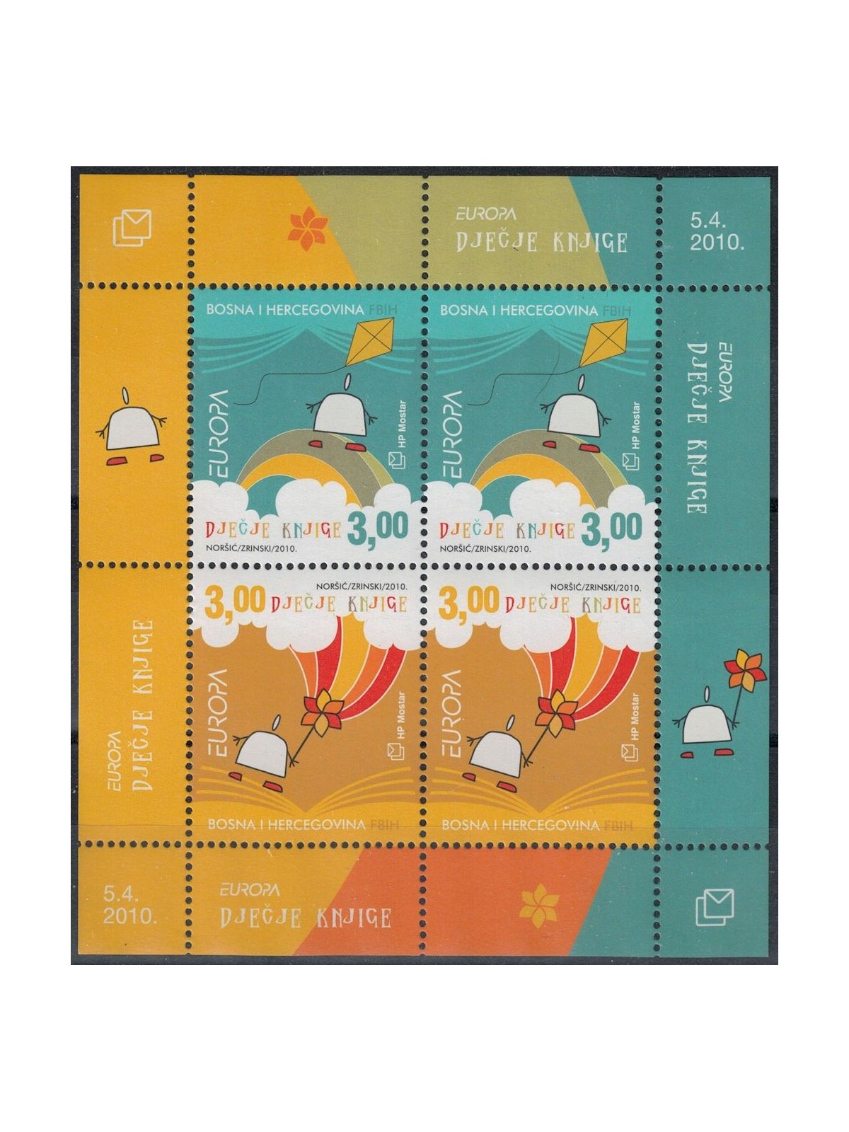 BOSNIA CROATA 2010 Europa BF MNH**