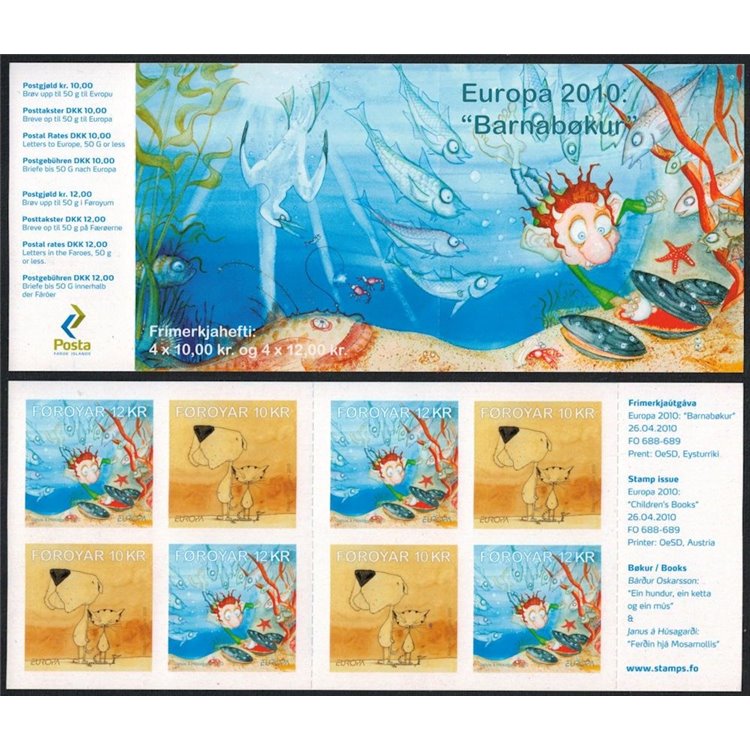 FAEROER 2010 Europa LB MNH**