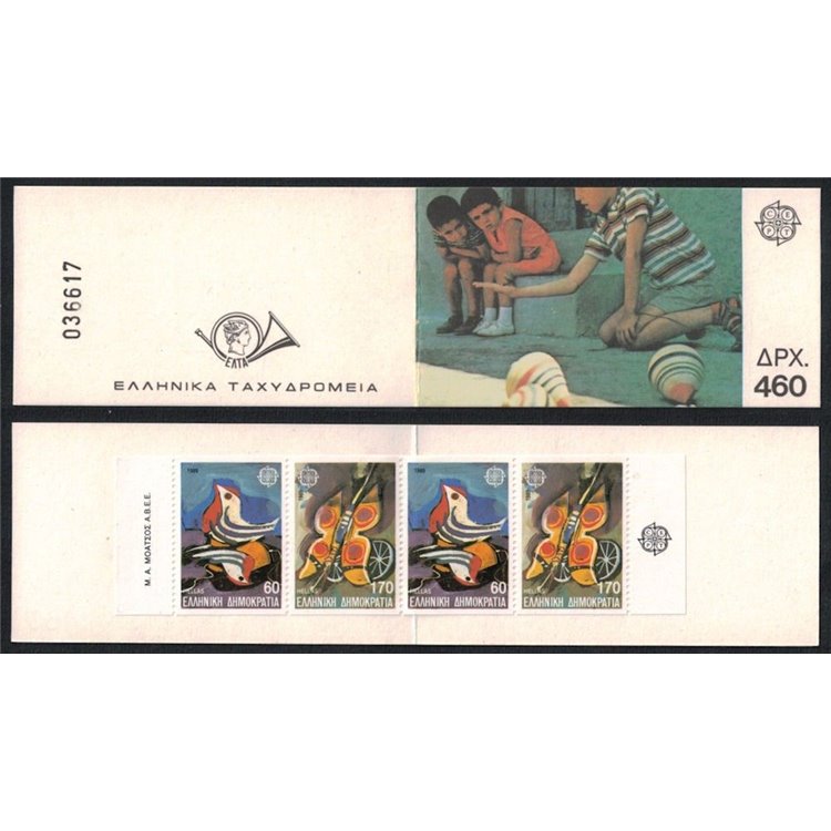 GREECE 1989 Europe booklet MNH**