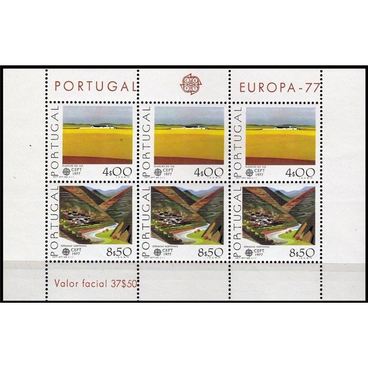 PORTOGALLO 1977 Europa BF MNH**