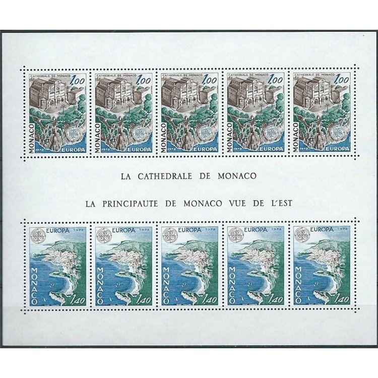 MONACO 1978 Europe s/s MNH**