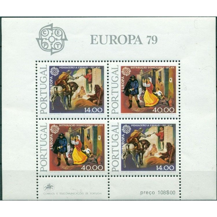 PORTUGAL 1979 Europe s/s MNH**