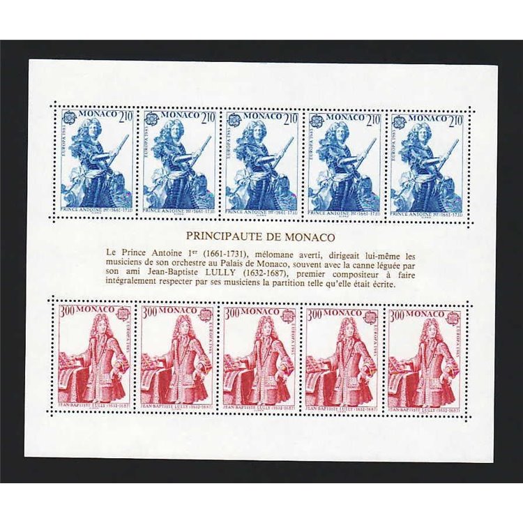 MONACO 1985 Europa BF MNH**