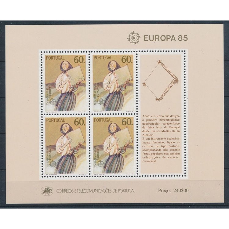 PORTOGALLO 1985 Europa BF MNH**