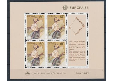 PORTOGALLO 1985 Europa BF MNH**