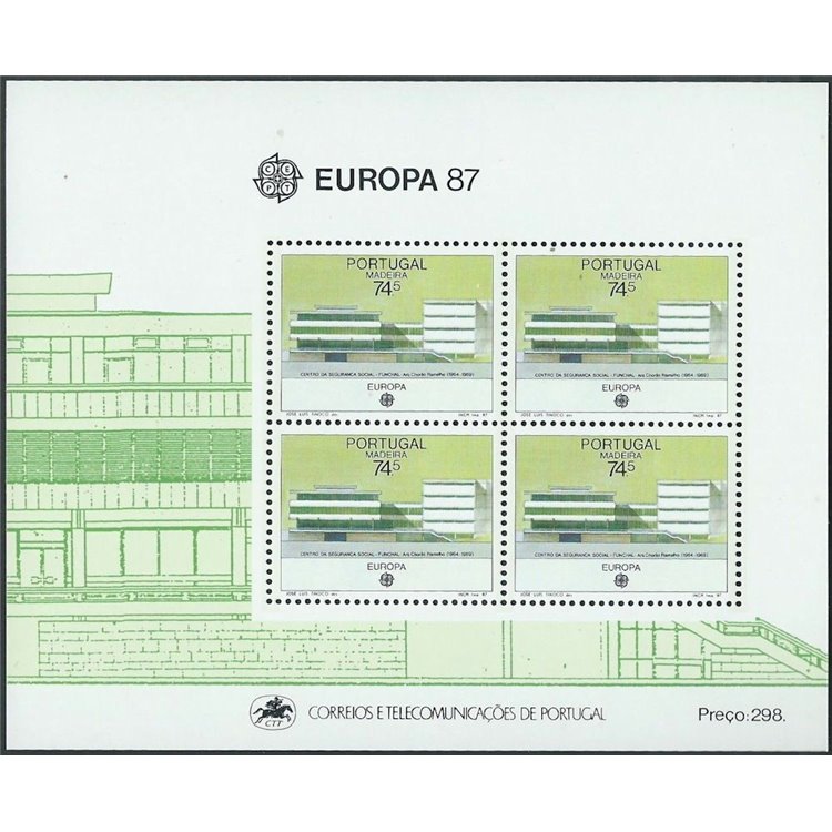 MADERA 1987 Europa BF MNH**