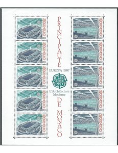 MONACO 1987 Europe s/s MNH**