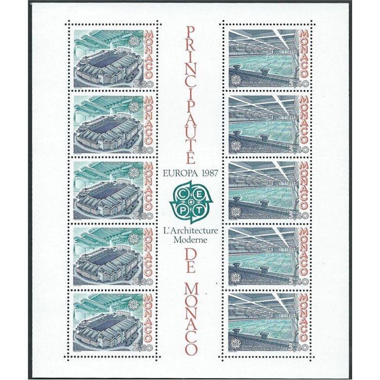 MONACO 1987 Europa BF MNH**