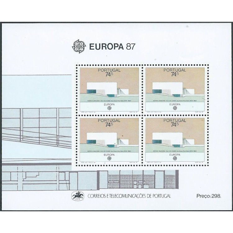 PORTOGALLO 1987 Europa BF MNH**