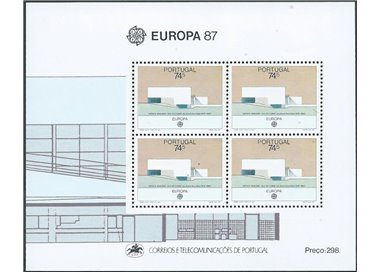 PORTOGALLO 1987 Europa BF MNH**