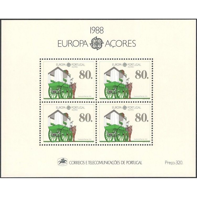 AZORES 1988 Europe s/s MNH**