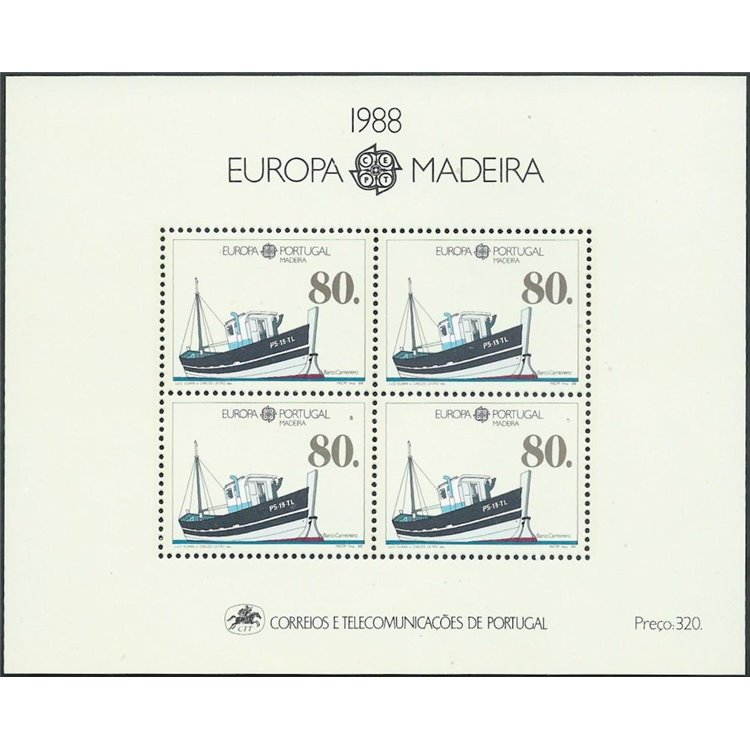 MADERA 1988 Europa BF MNH**