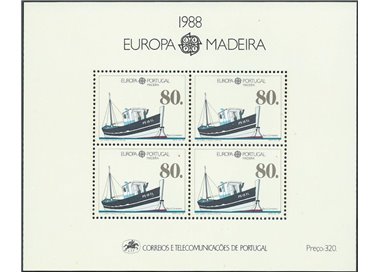 MADEIRA 1988 Europe s/s MNH**