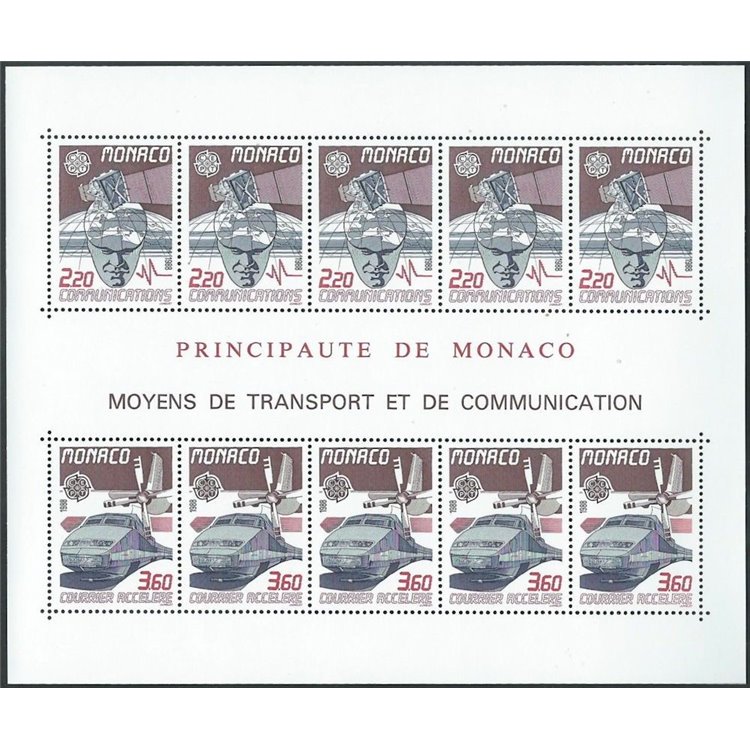 MONACO 1988 Europa BF MNH**
