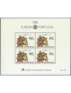 PORTOGALLO 1988 Europa BF MNH**
