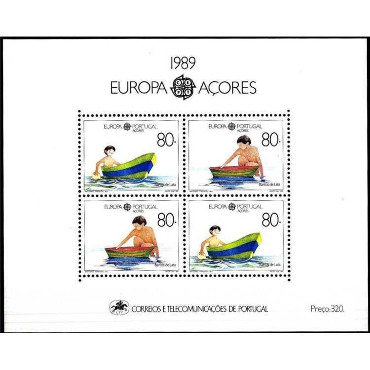 AZORES 1989 Europe s/s MNH**