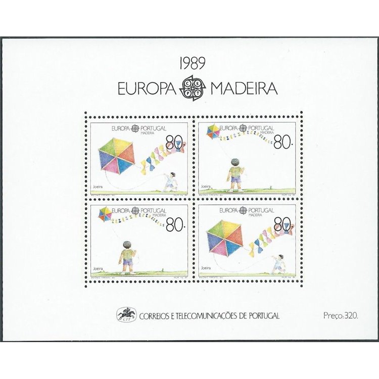 MADEIRA 1989 Europe s/s MNH**