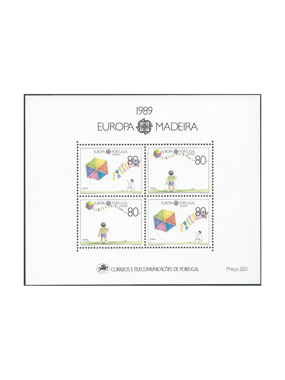 MADERA 1989 Europa BF MNH**
