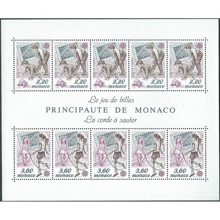 MONACO 1989 Europa BF MNH**