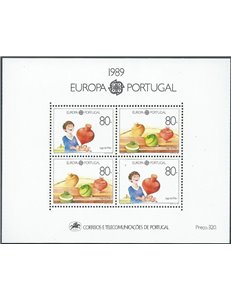 PORTOGALLO 1989 Europa BF MNH**