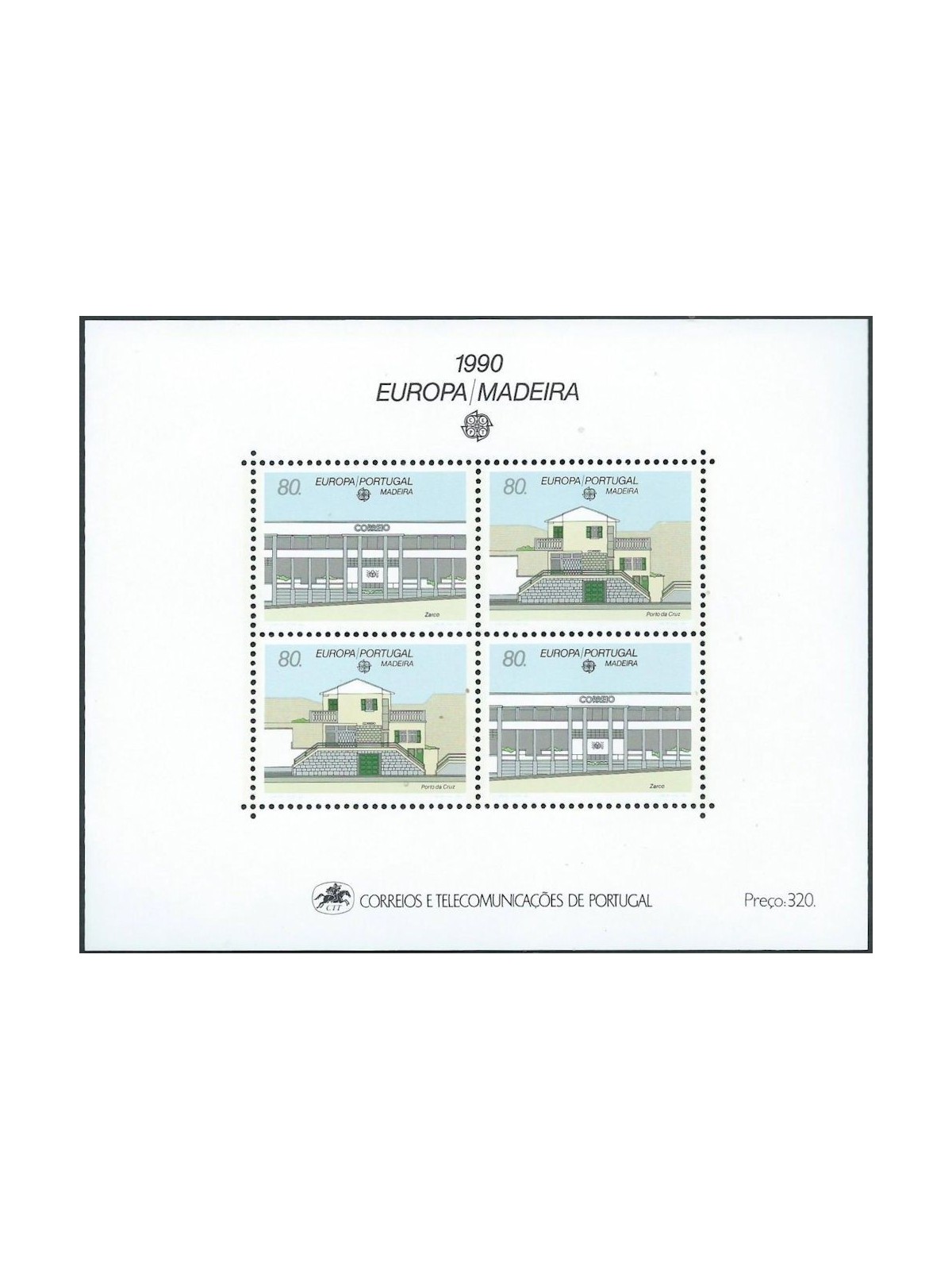 MADEIRA 1990 Europe s/s MNH**